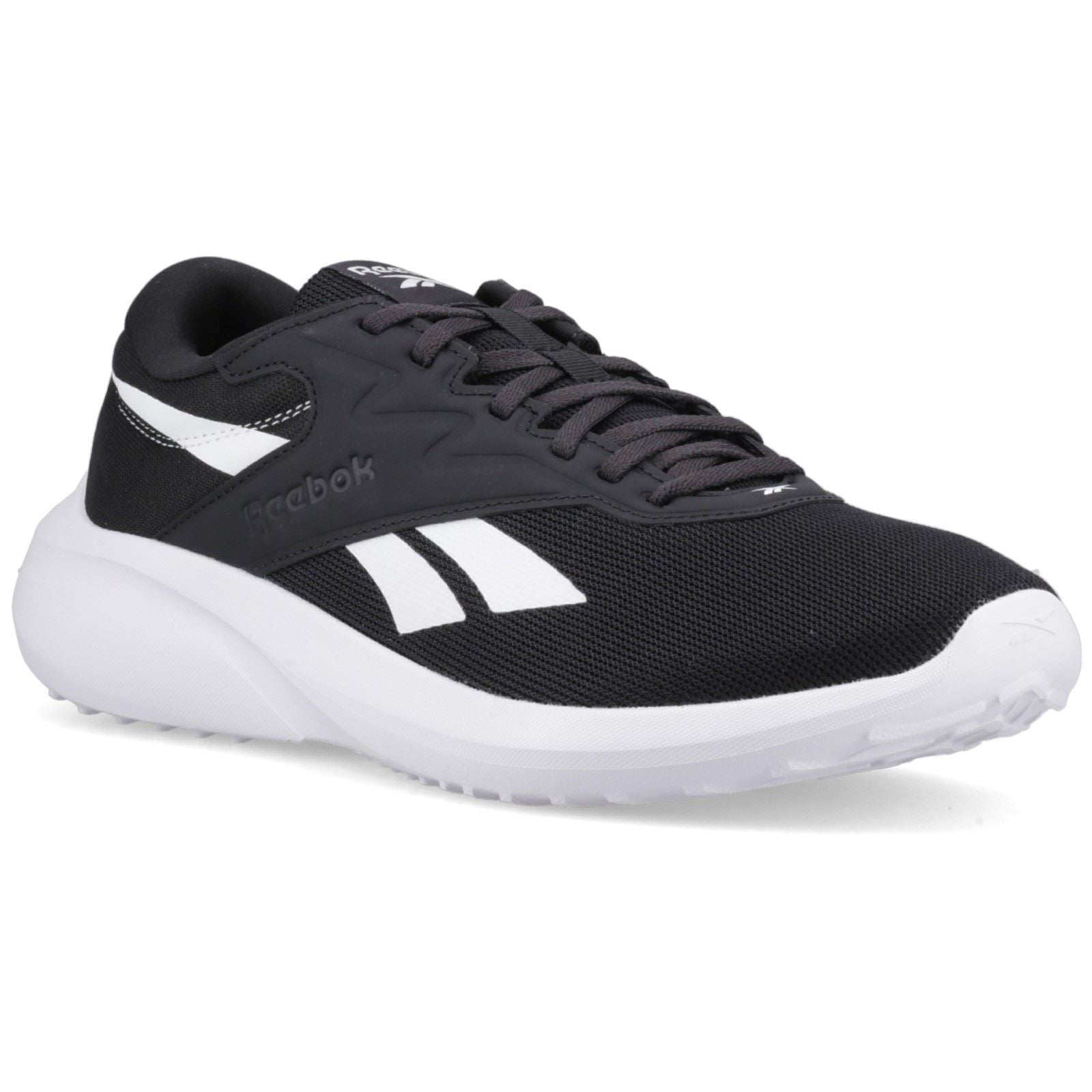 Reebok Lite 5 Trainer Baskets Lite 5 En Textile Pour Homme Noires/Blanches/Noires Délavées