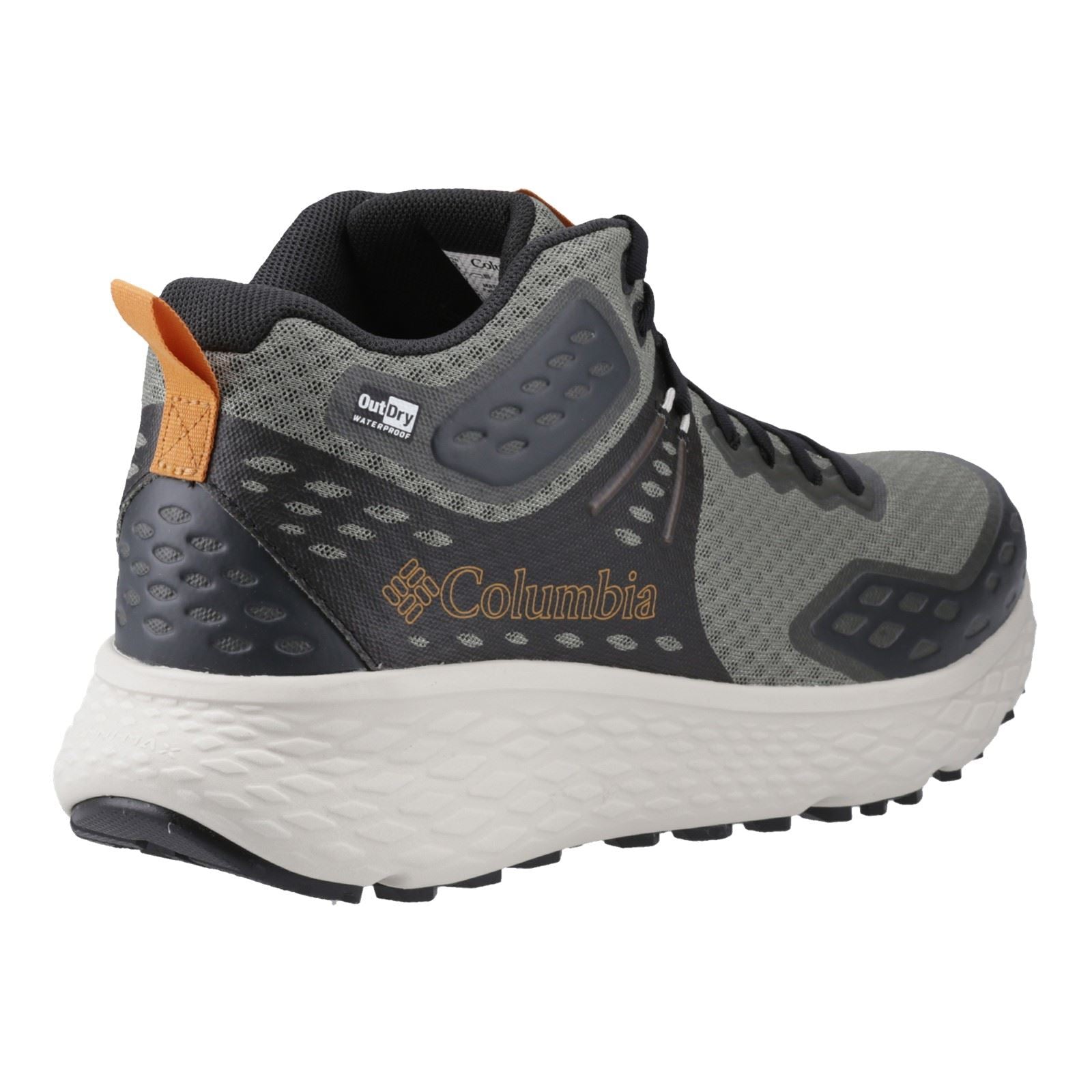 Columbia Konos TRS Outdry Mid Bottes De Randonnée En Polyester Pour Hommes Vert Pierre/Canyon Soleil