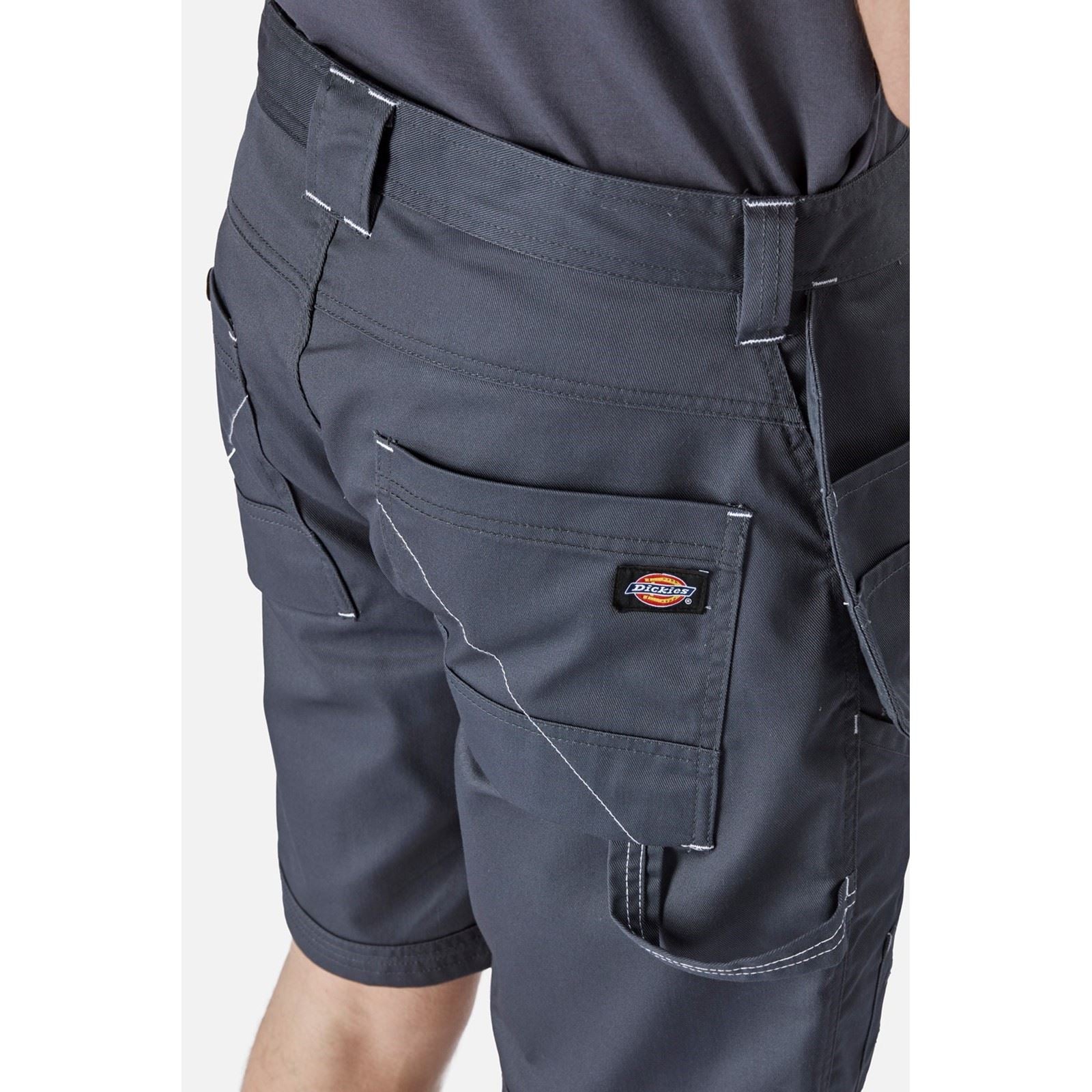 Dickies Redhawk Pro Work Shorts De Travail Gris Pour Hommes En Polyester