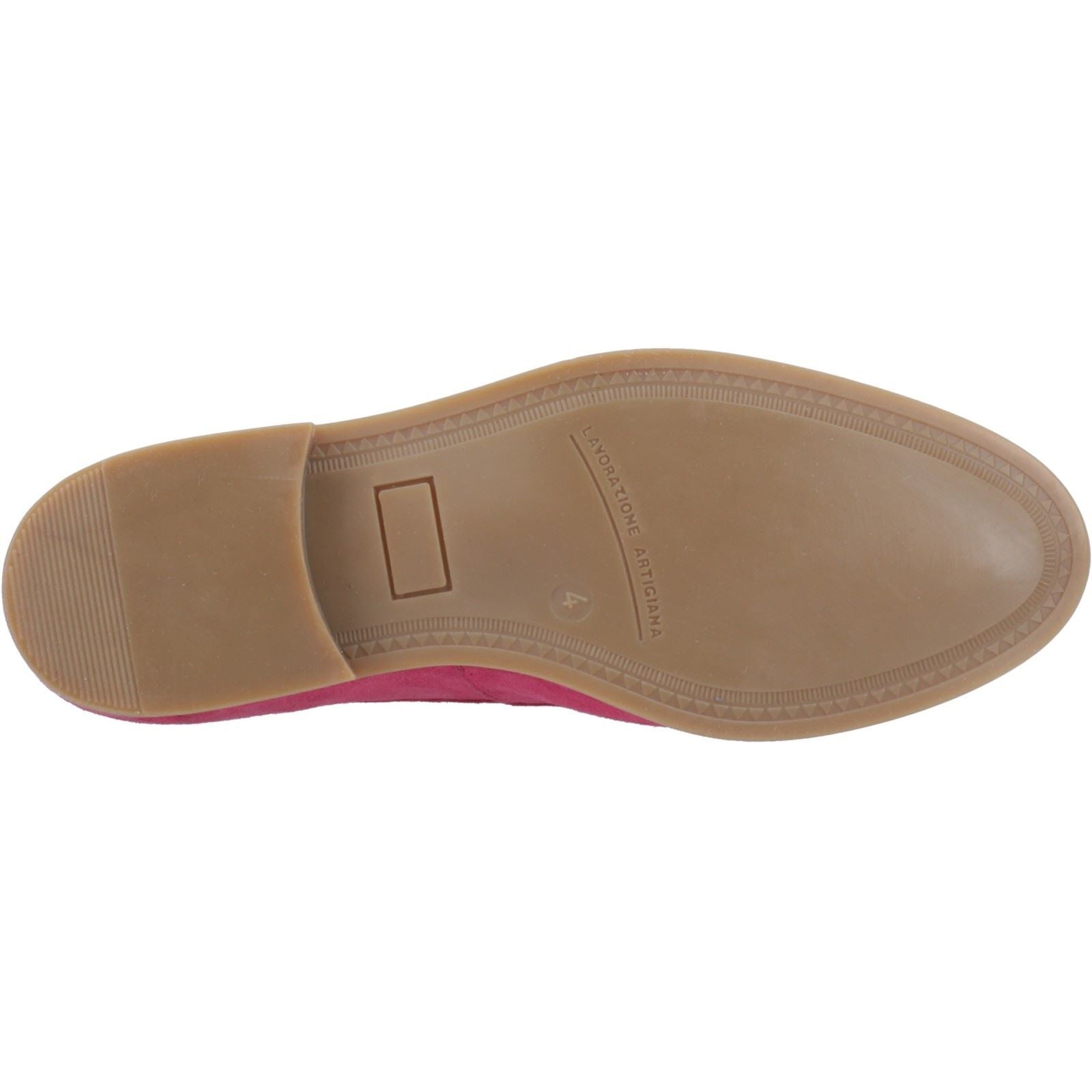 Hush Puppies Natasha Chaussures Plates Roses En Cuir Pour Femme