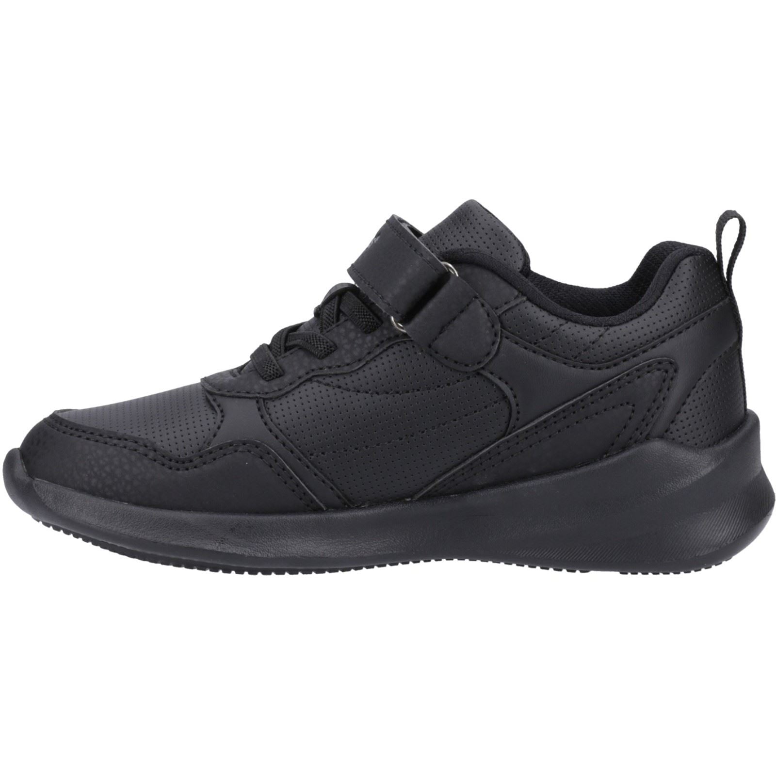 Hush Puppies Marling Bungee Lace Junior Chaussures En Polyuréthane Noires