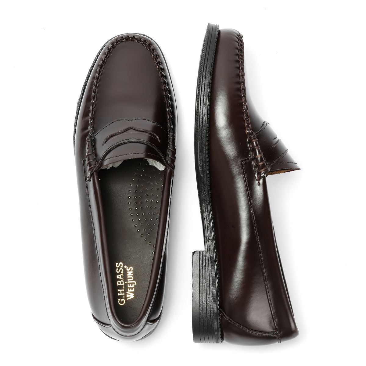 G. H. Bass Weejun II Mocassins En Cuir Pour Femmes Marron