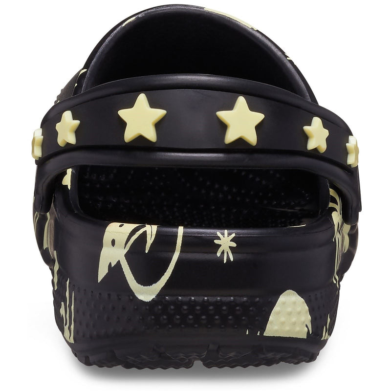 Crocs Classic Graphic Mocassins Noirs En Thermoplastique