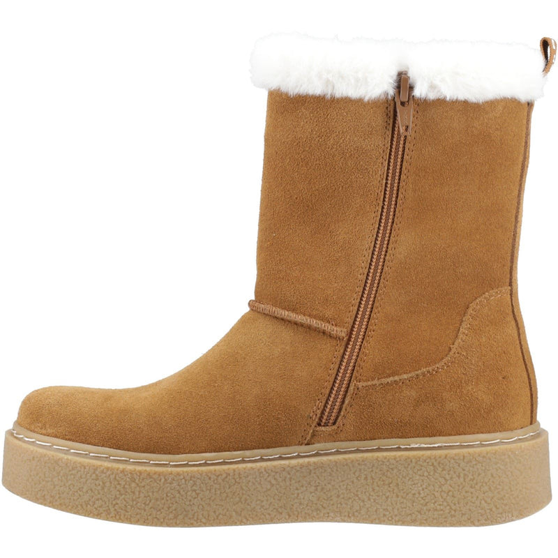 Hush Puppies Becca Mid Bottes Pour Femmes En Daim Suédois