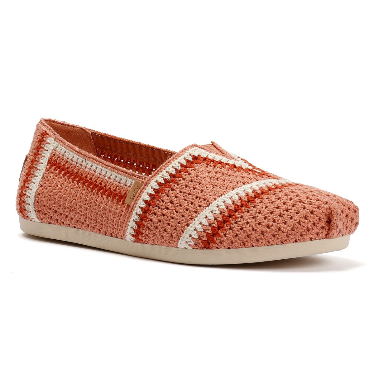 TOMS Alpargata Classic Espadrilles Roses En Coton Pour Femmes