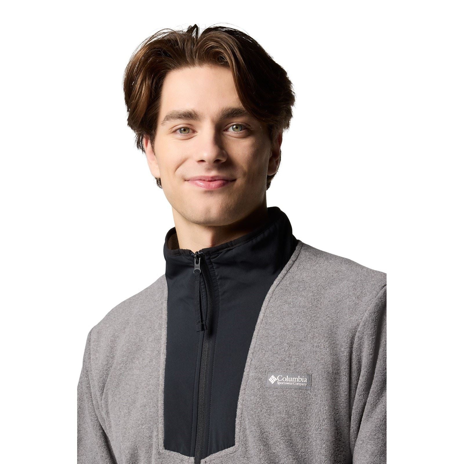 Columbia Sequoia Grove Full Zip Veste En Polaire Grise Pour Homme
