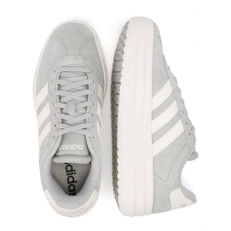 Adidas VL Court Bold Baskets Femme En Cuir Gris
