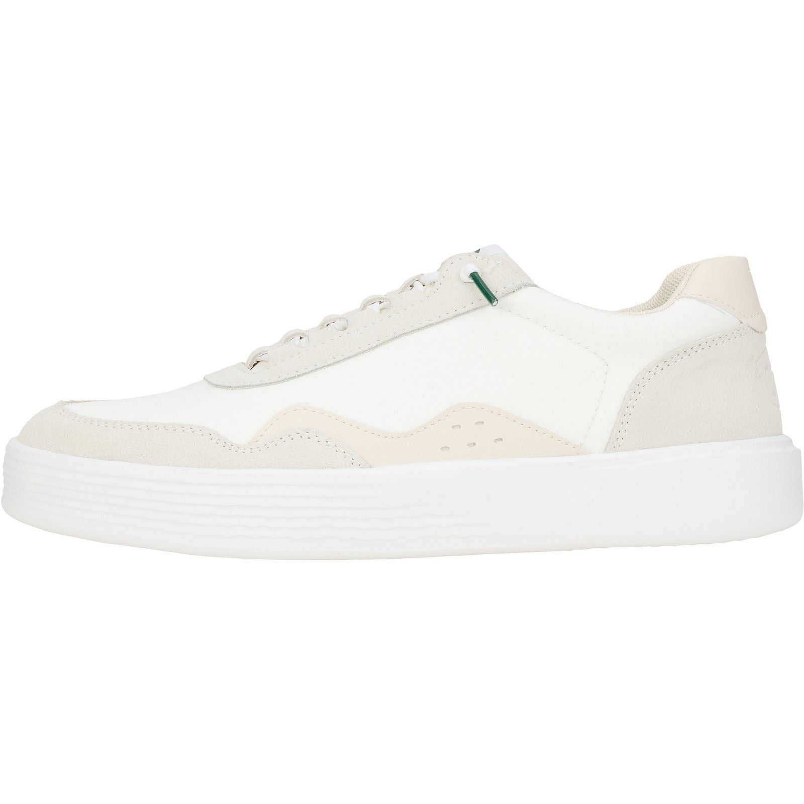 HEYDUDE Hudson Classic Baskets Légères Beiges/Blanches Pour Hommes Suede