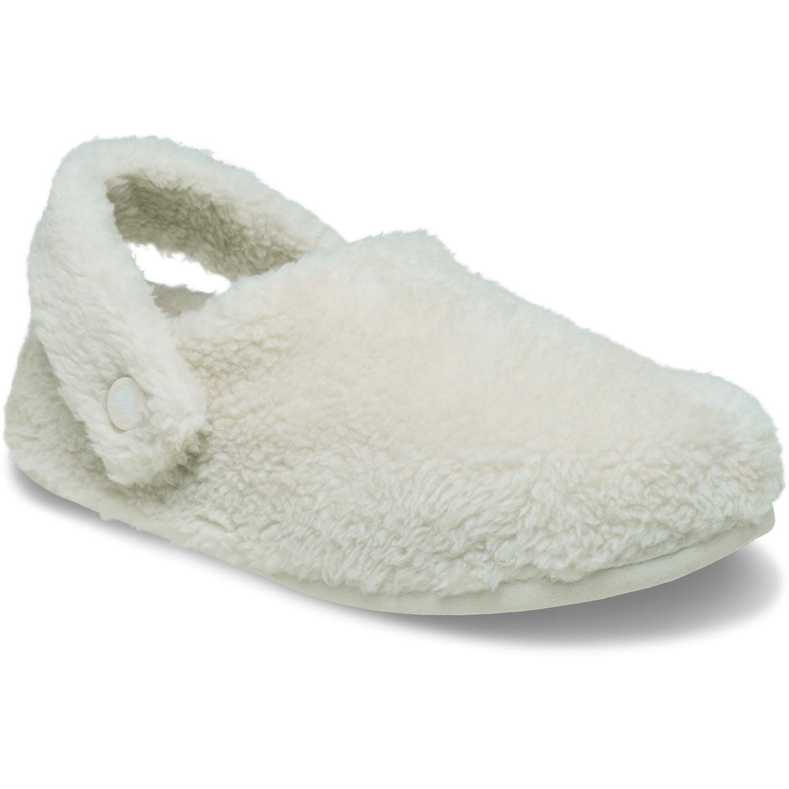 Crocs Classic Cozzzy Chaussons En Stucco Pour Femmes En Polyester
