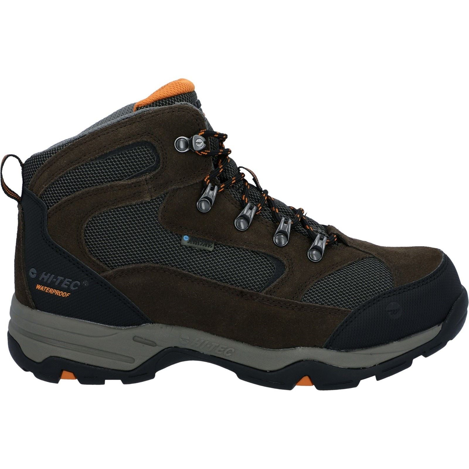Hi-Tec Storm Chaussures De Randonnée Pour Homme En Chocolat Foncé En Suède