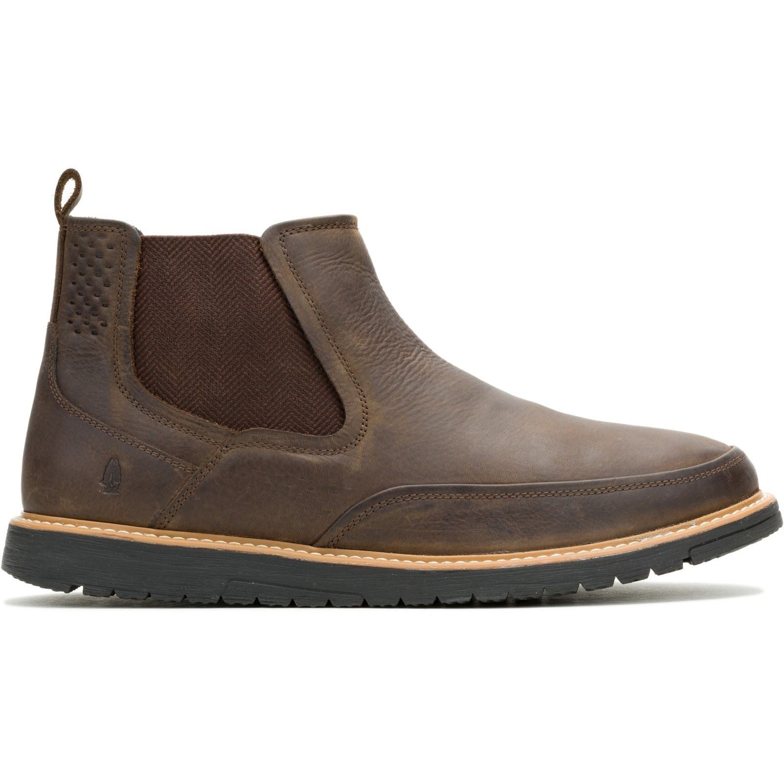 Hush Puppies Jenson Bottes En Cuir Marron Pour Homme