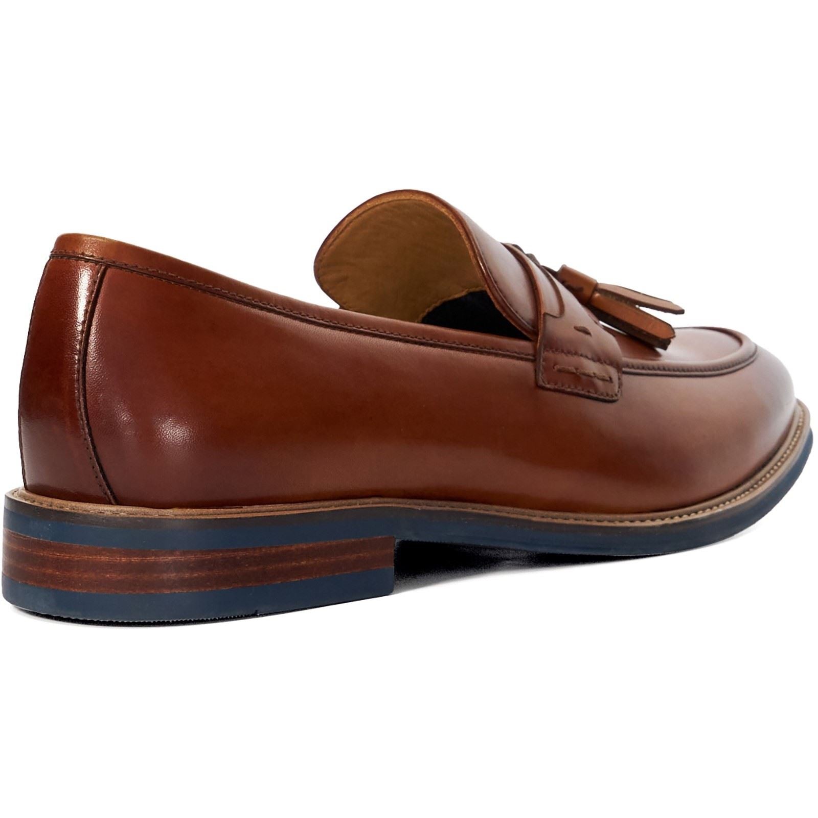 Dune Simley Mocassins En Cuir Pour Hommes Couleur Beige