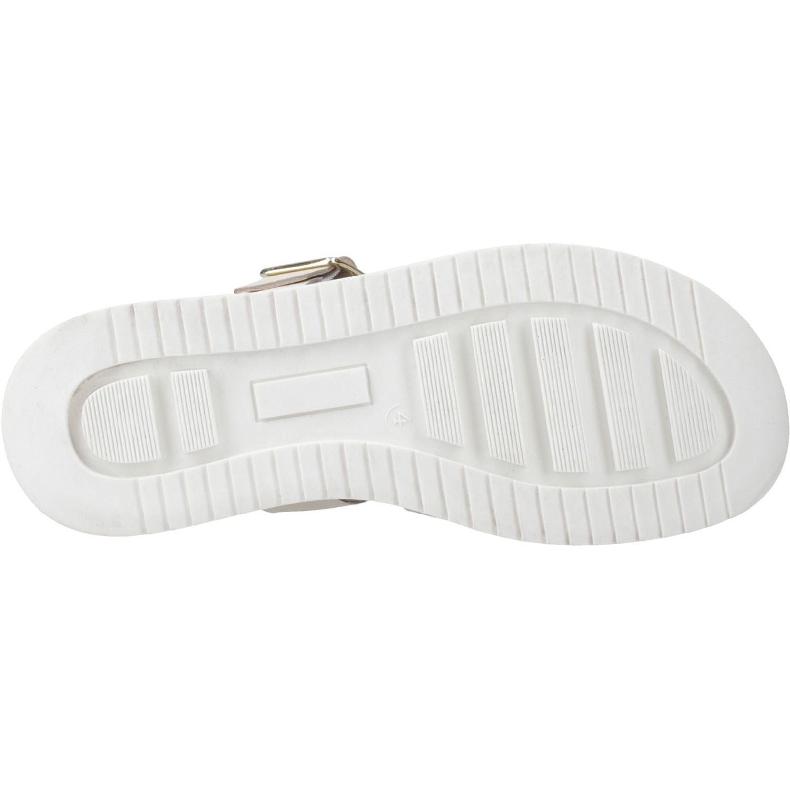 Hush Puppies Celeste Slide Sandales En Cuir Pour Femmes De Couleur Crème