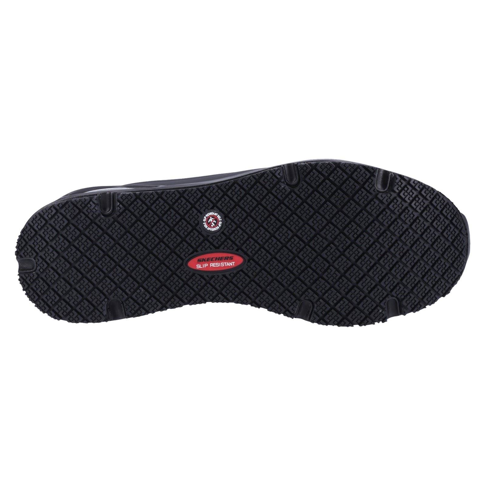 Skechers Workwear Work Relaxed Fit: Uno SR Baskets De Sécurité Noires Pour Femmes