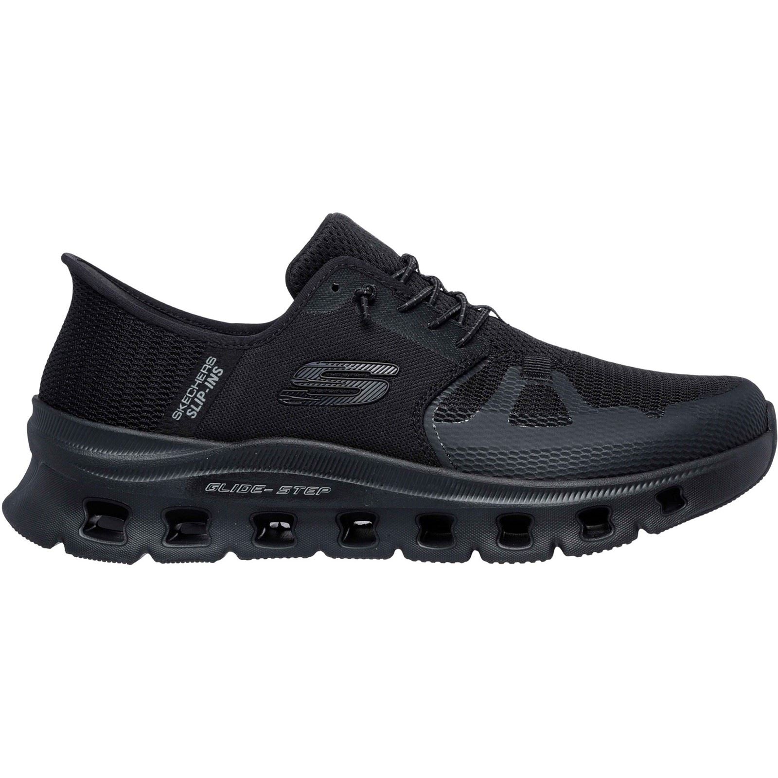Skechers Glide-Step Pro Baskets Noires En Textile Pour Hommes