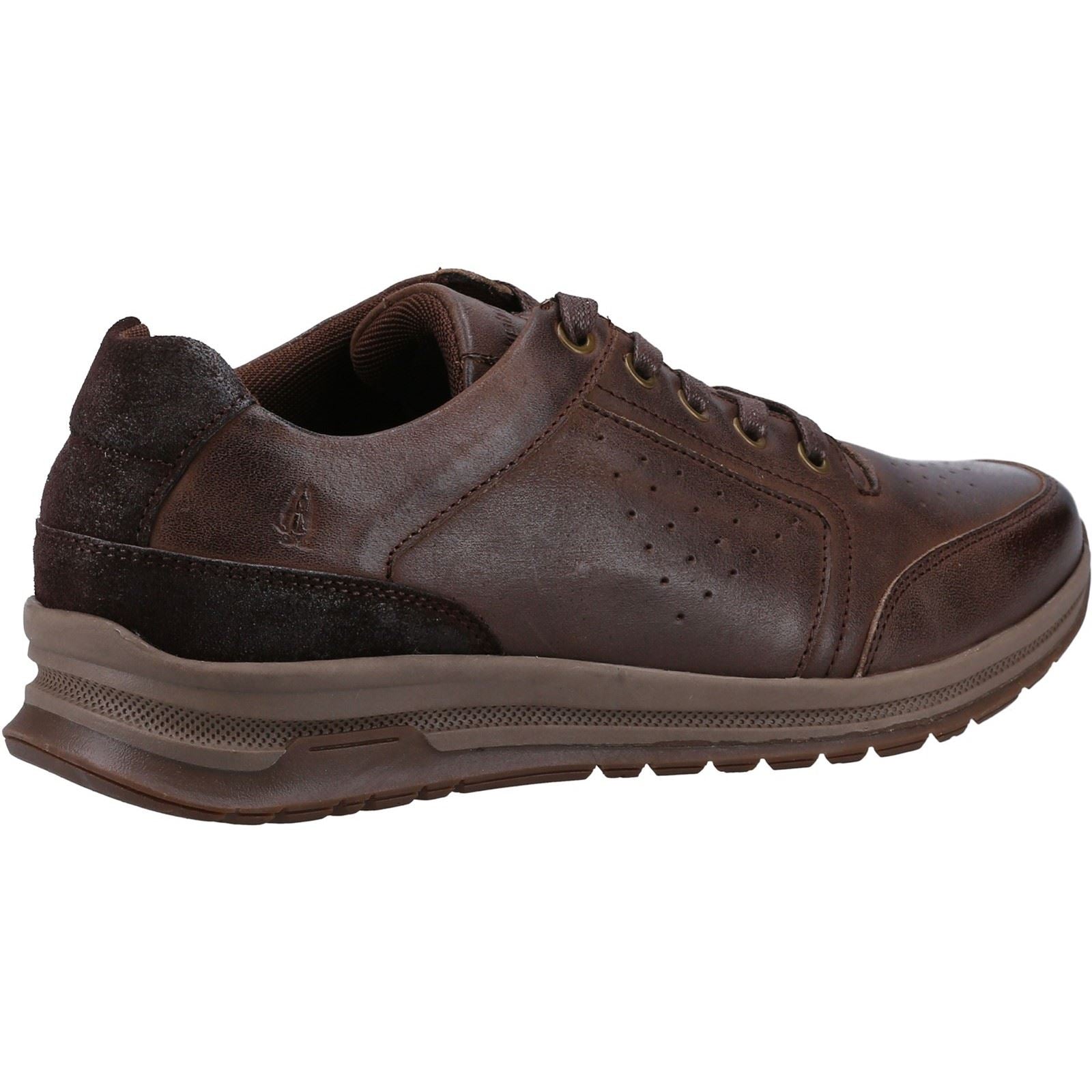 Hush Puppies Joseph Chaussures En Cuir Marron À Lacets Pour Hommes