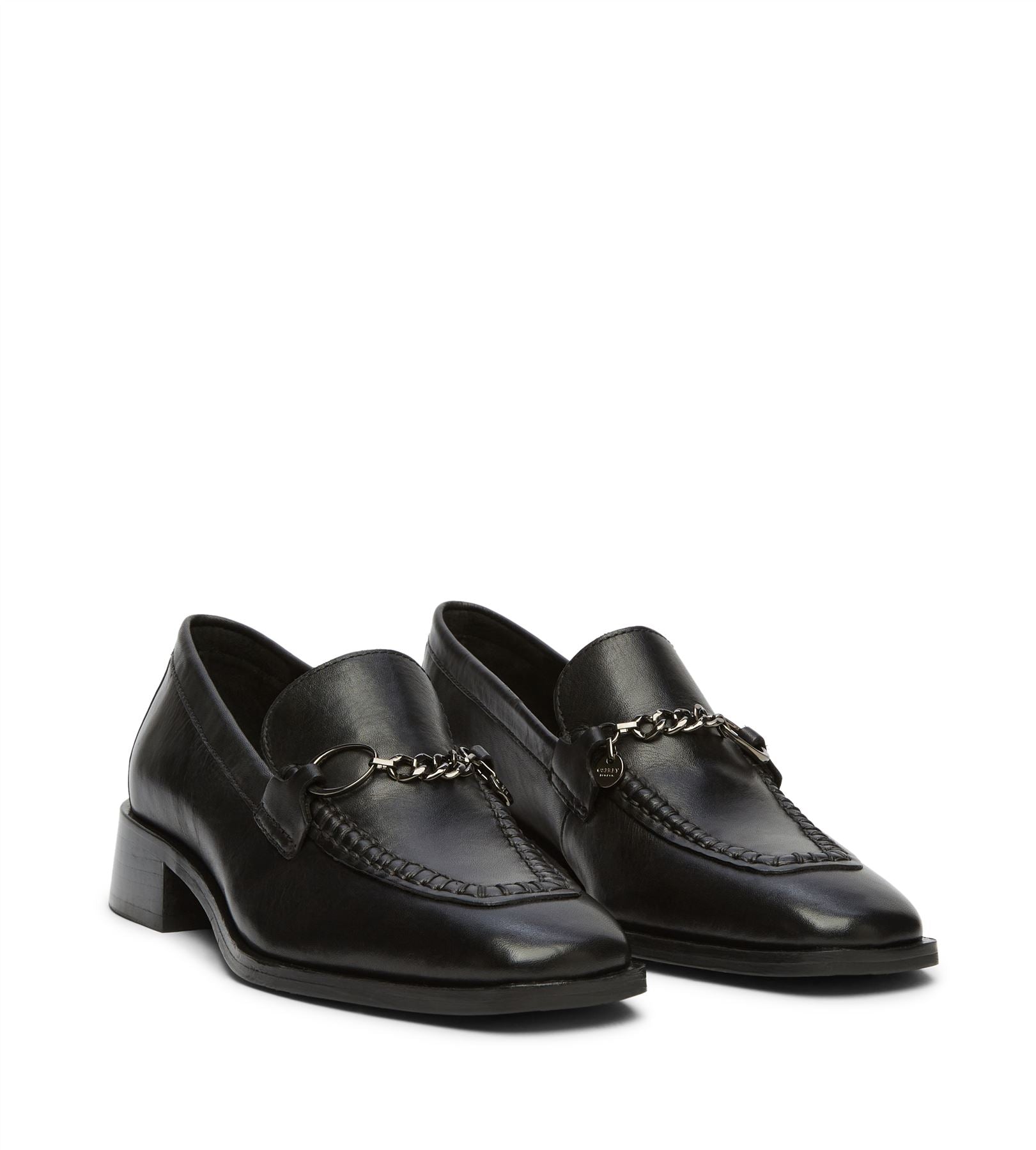 Osprey London The Islington Mocassins En Cuir Pour Femmes Noirs