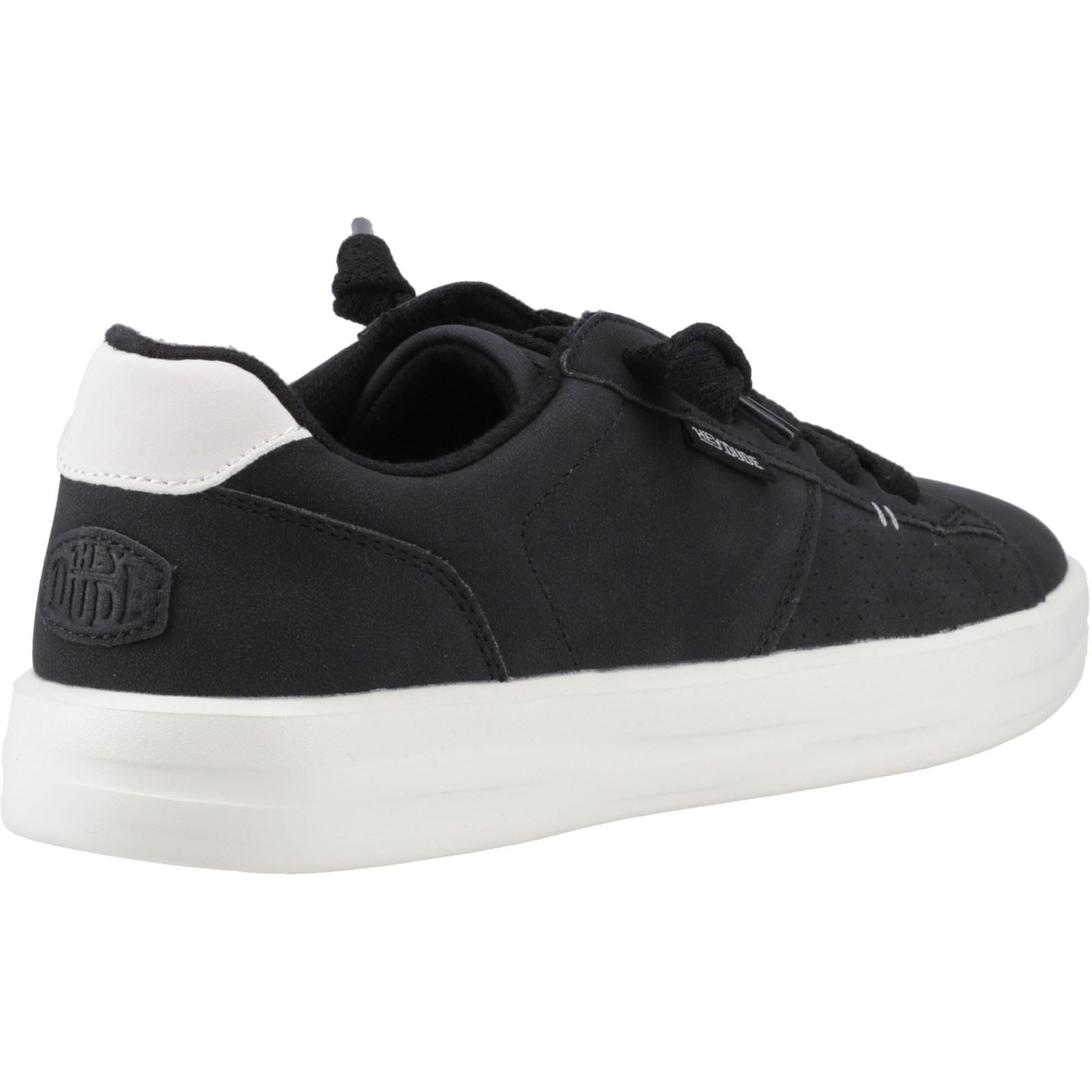 HEYDUDE Karina Duo Classic Baskets Noires Pour Femmes En Polyuréthane