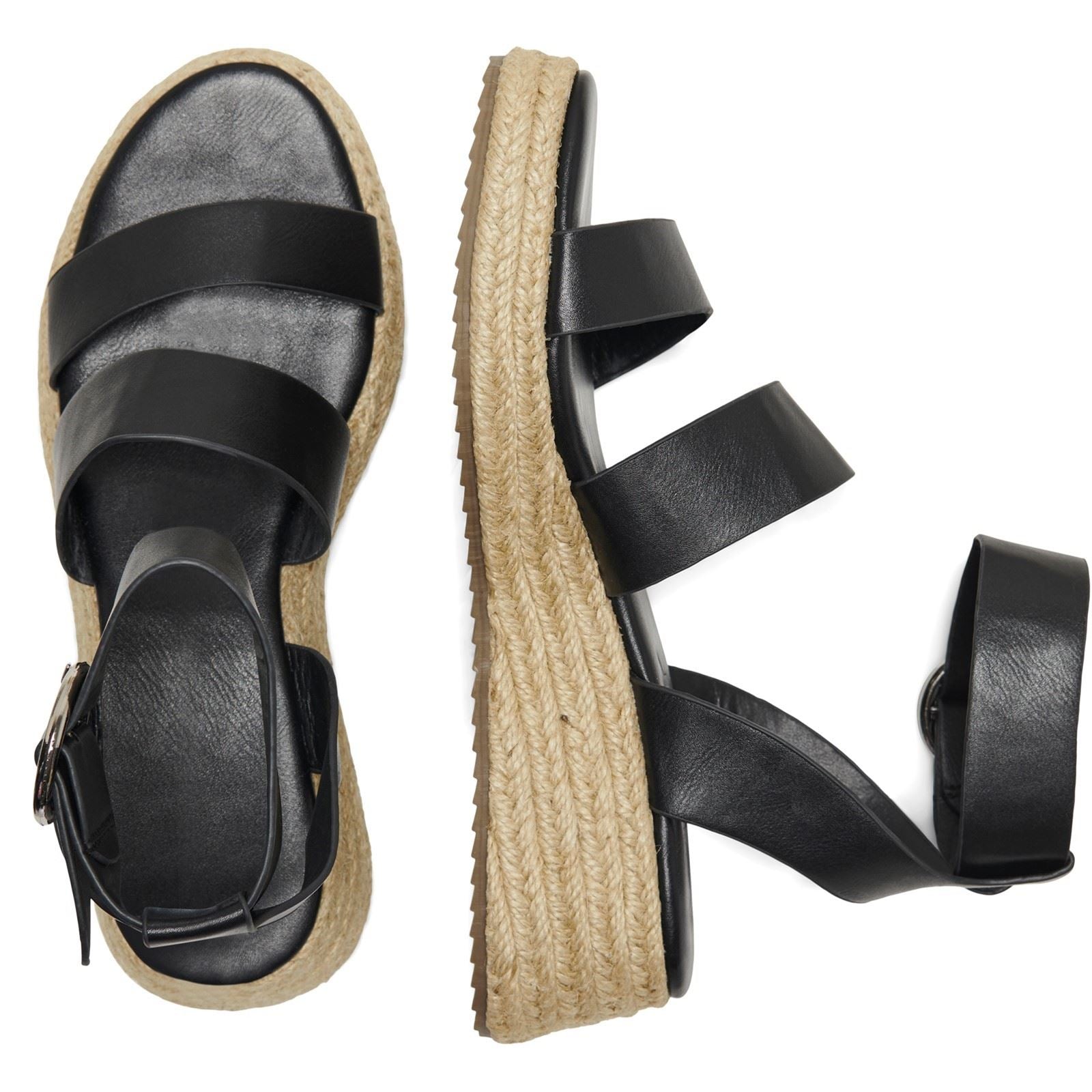 ONLY MINERVA 1 Espadrilles Pour Femmes En Synthétique Noir