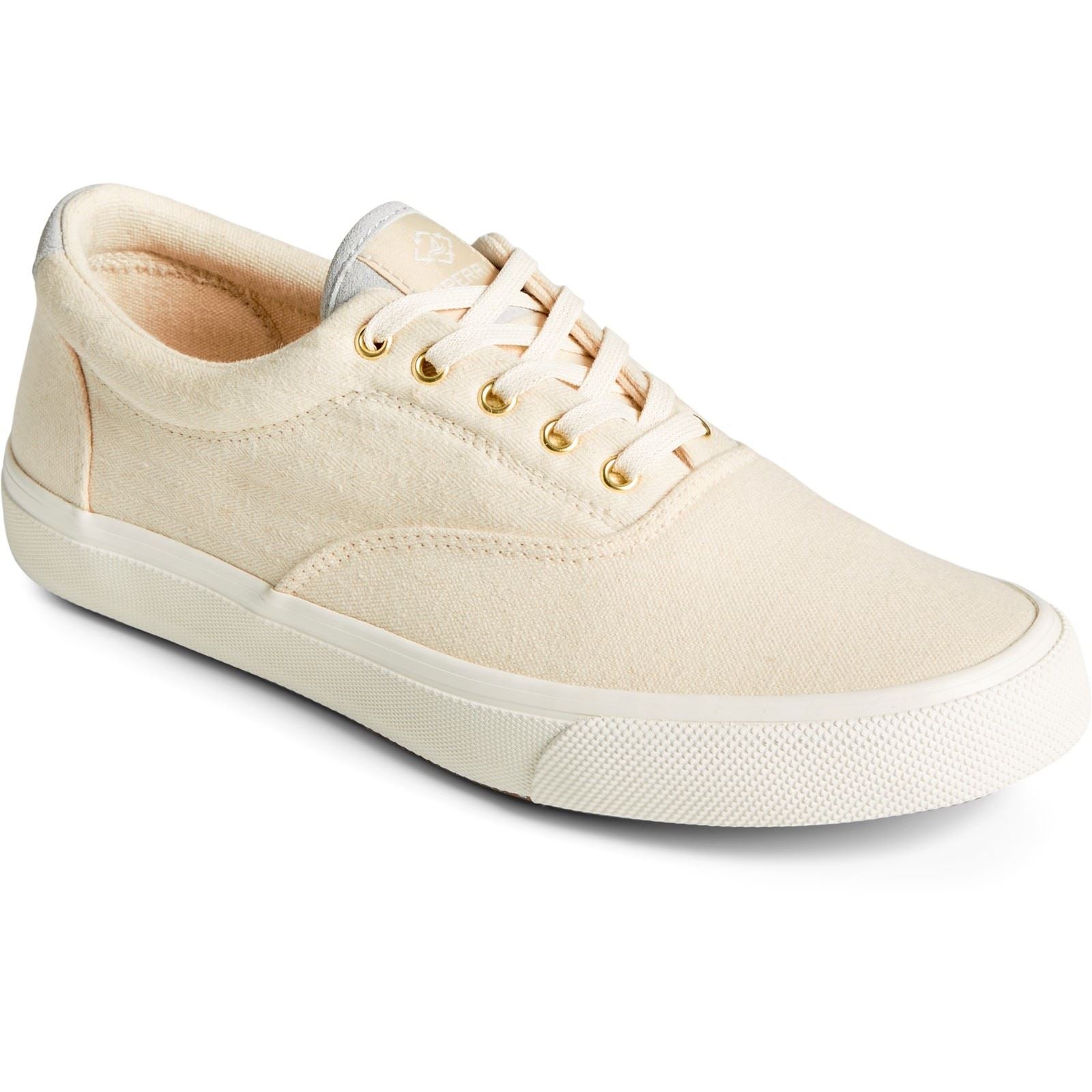 Sperry Men's SeaCycled Striper II CVO Baskets Naturelles En Coton Pour Hommes
