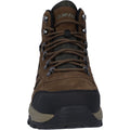 Hi-Tec Bandera Expedition Mid Wide Chaussures De Randonnée Pour Homme En Cuir Brun Fumé/kaki