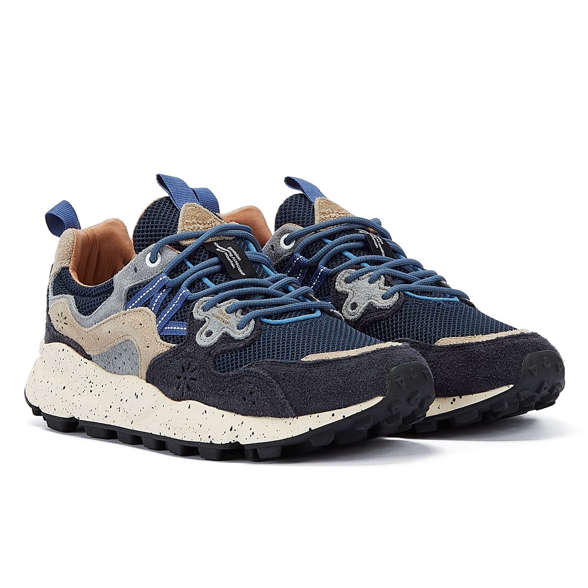 Flower Mountain Yamano 3 Baskets En Daim Noir/Gris Pour Hommes