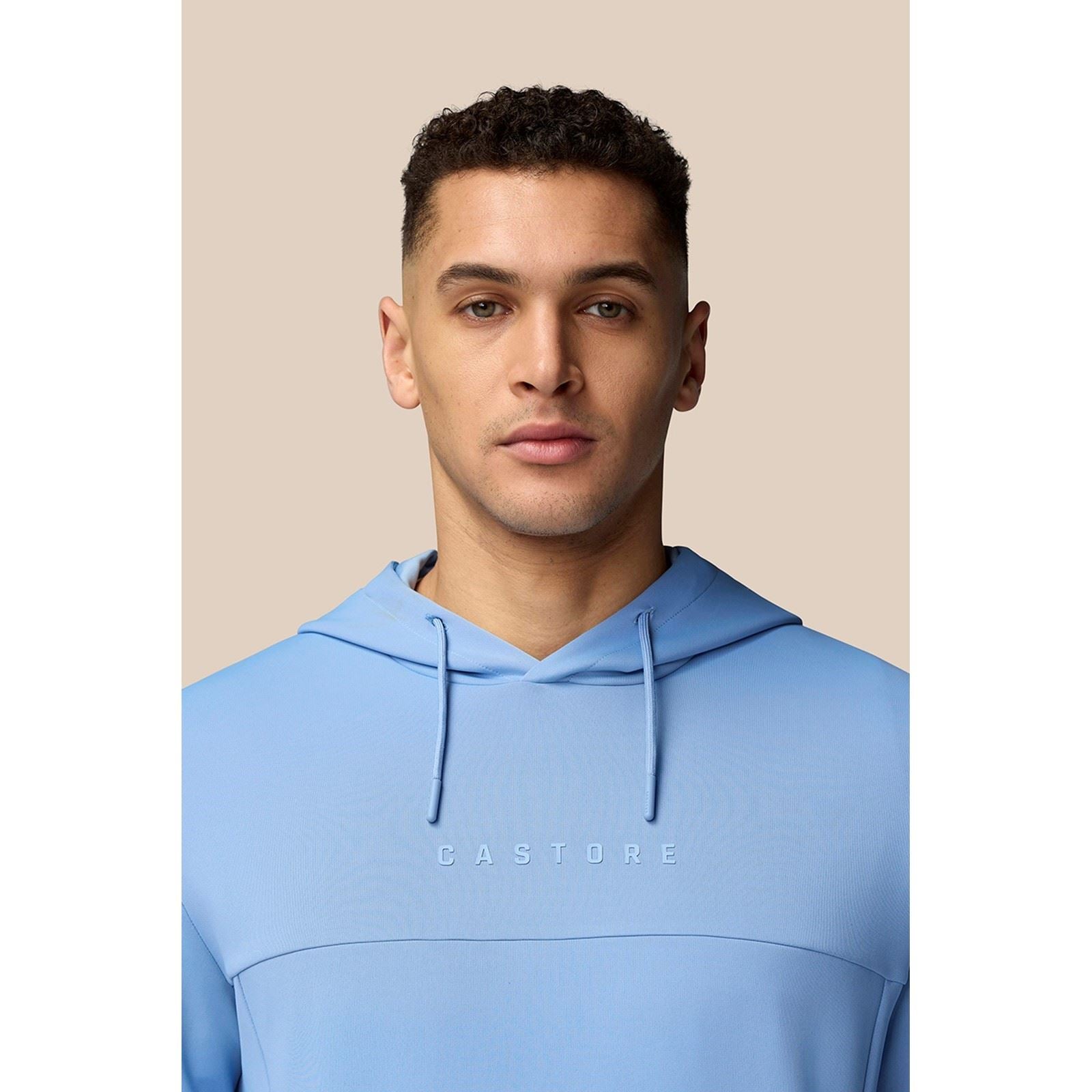 Castore Scuba Hoody Hoodies Bleus En Polyester Pour Hommes