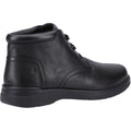 Hush Puppies Malcolm Bottes Noires En Cuir Pour Hommes