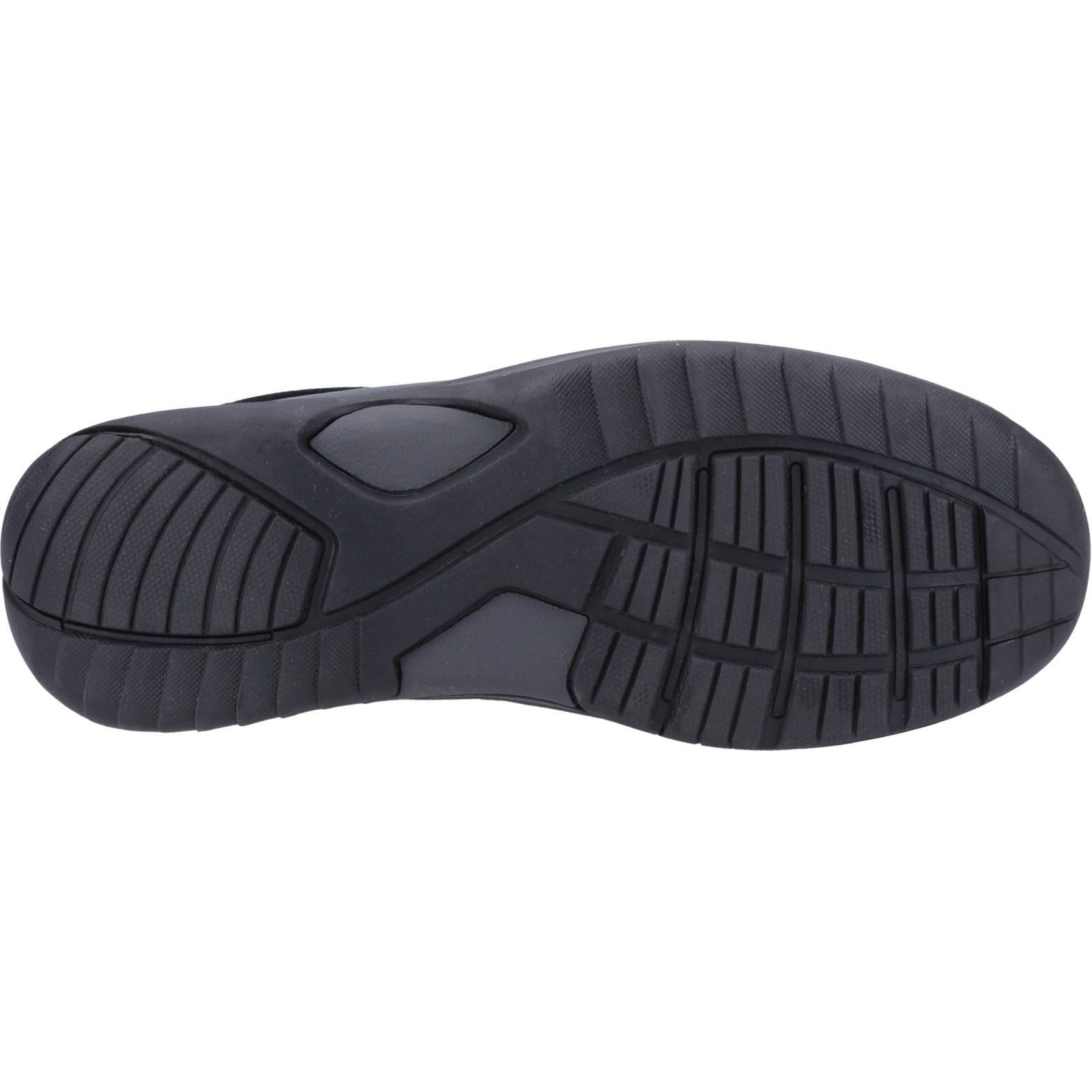 Hush Puppies Derek Chaussures En Cuir Noir À Lacets Pour Hommes