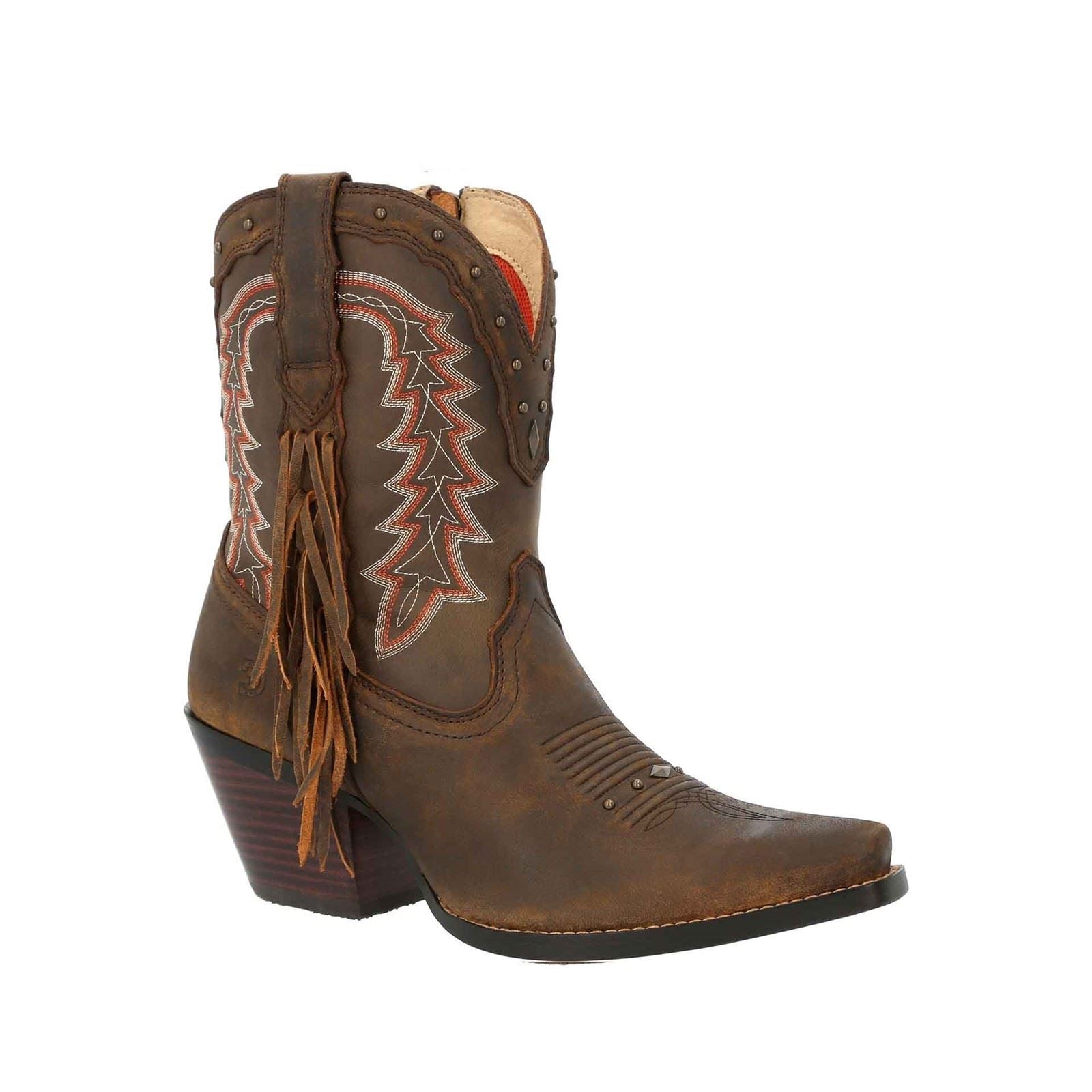 Durango Bottes Pecan En Cuir Pour Femme Crush