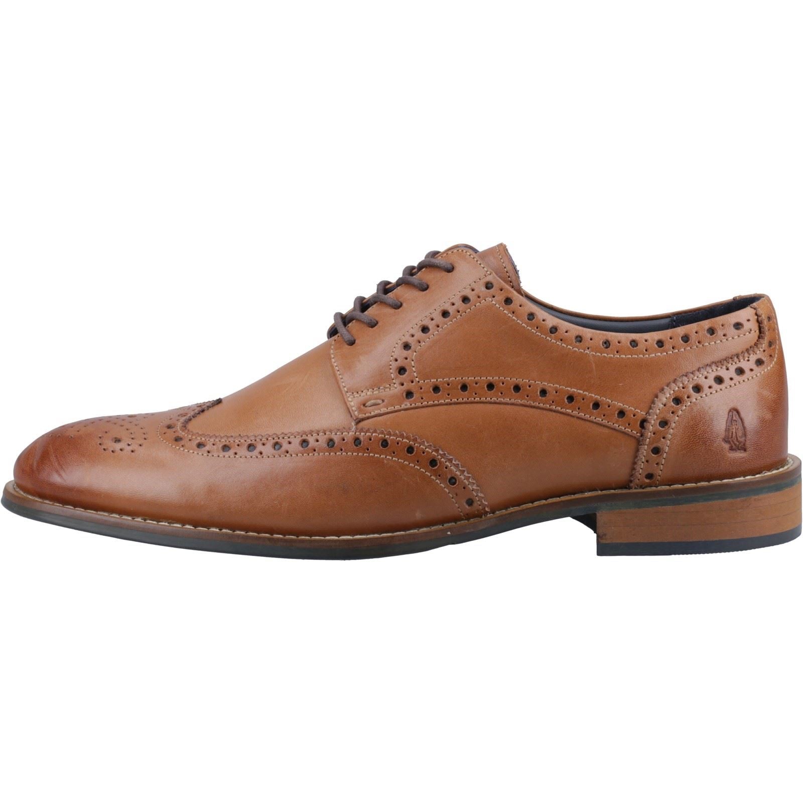 Hush Puppies Dustin Brogue Chaussures Richelieu Homme En Cuir Marron Clair