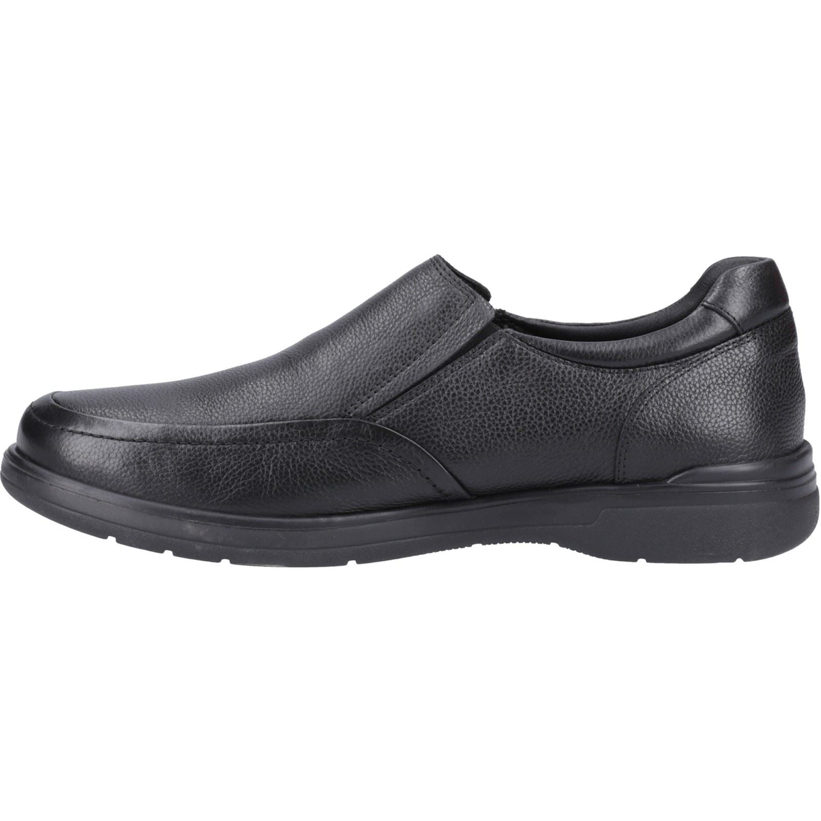 Hush Puppies Matthew Mocassins Noirs En Cuir Pour Hommes
