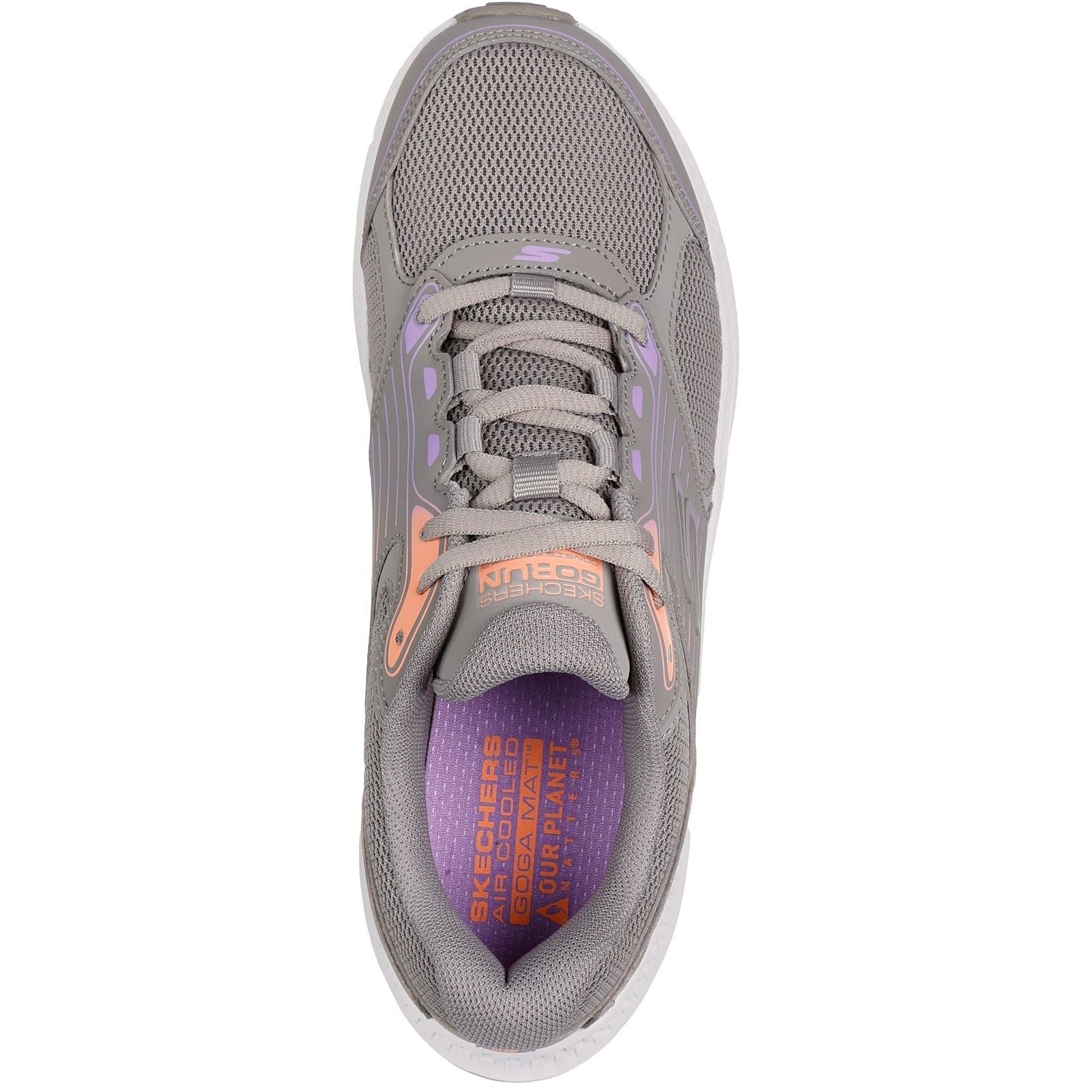 Skechers GO RUN Consistent 2.0 Advantage Baskets En Cuir Pour Femmes, Couleur Taupe/Multi