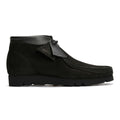 Clarks Originals Wallabee Combi Bottes Noires En Cuir Pour Hommes