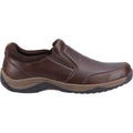 Hush Puppies Donald Chaussures Mocassins Pour Homme En Cuir Café