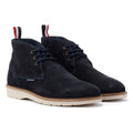 Ben Sherman Hampton Bottes Bleues En Daim Pour Hommes