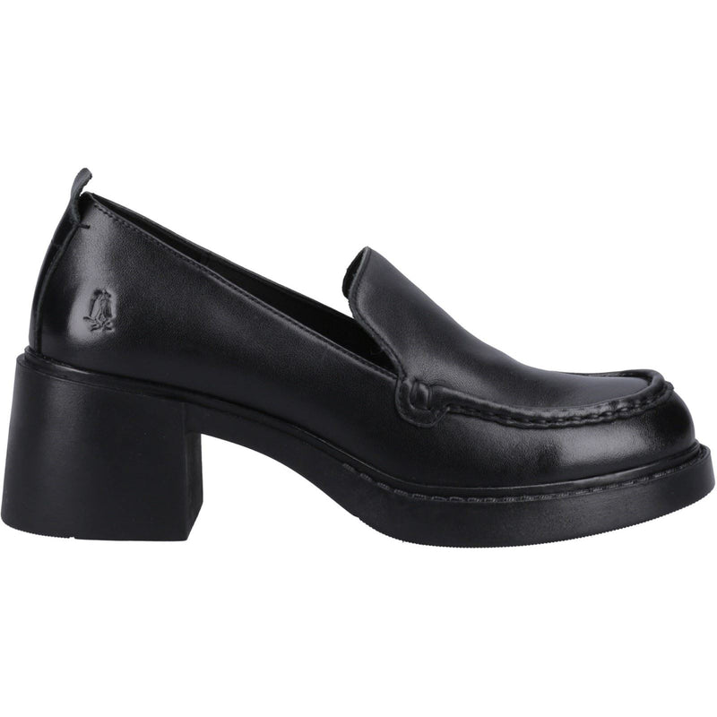 Hush Puppies Adelaide Mocassins Noirs Pour Femmes En Cuir