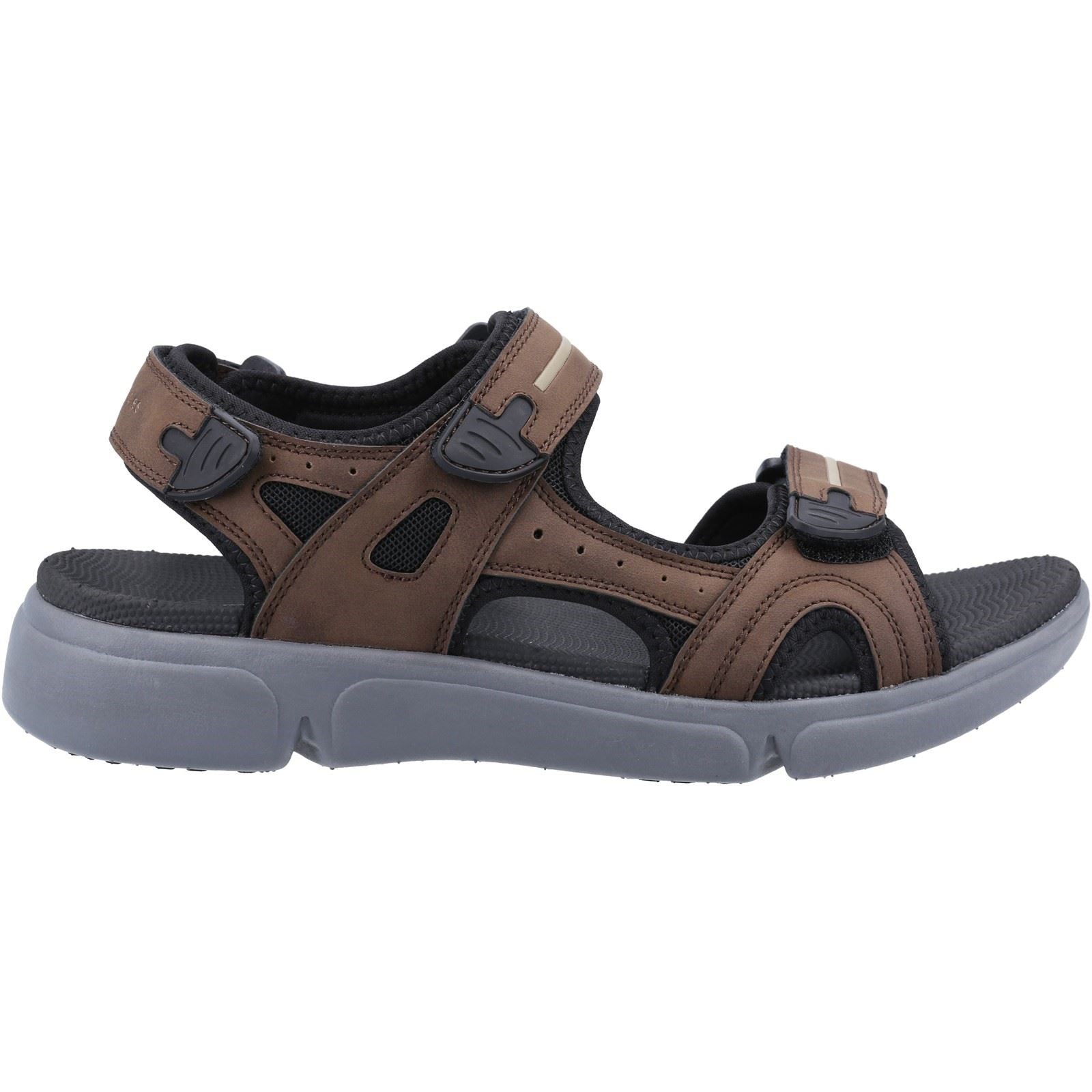 Hush Puppies Castro Sandales Marron Pour Homme En Polyuréthane