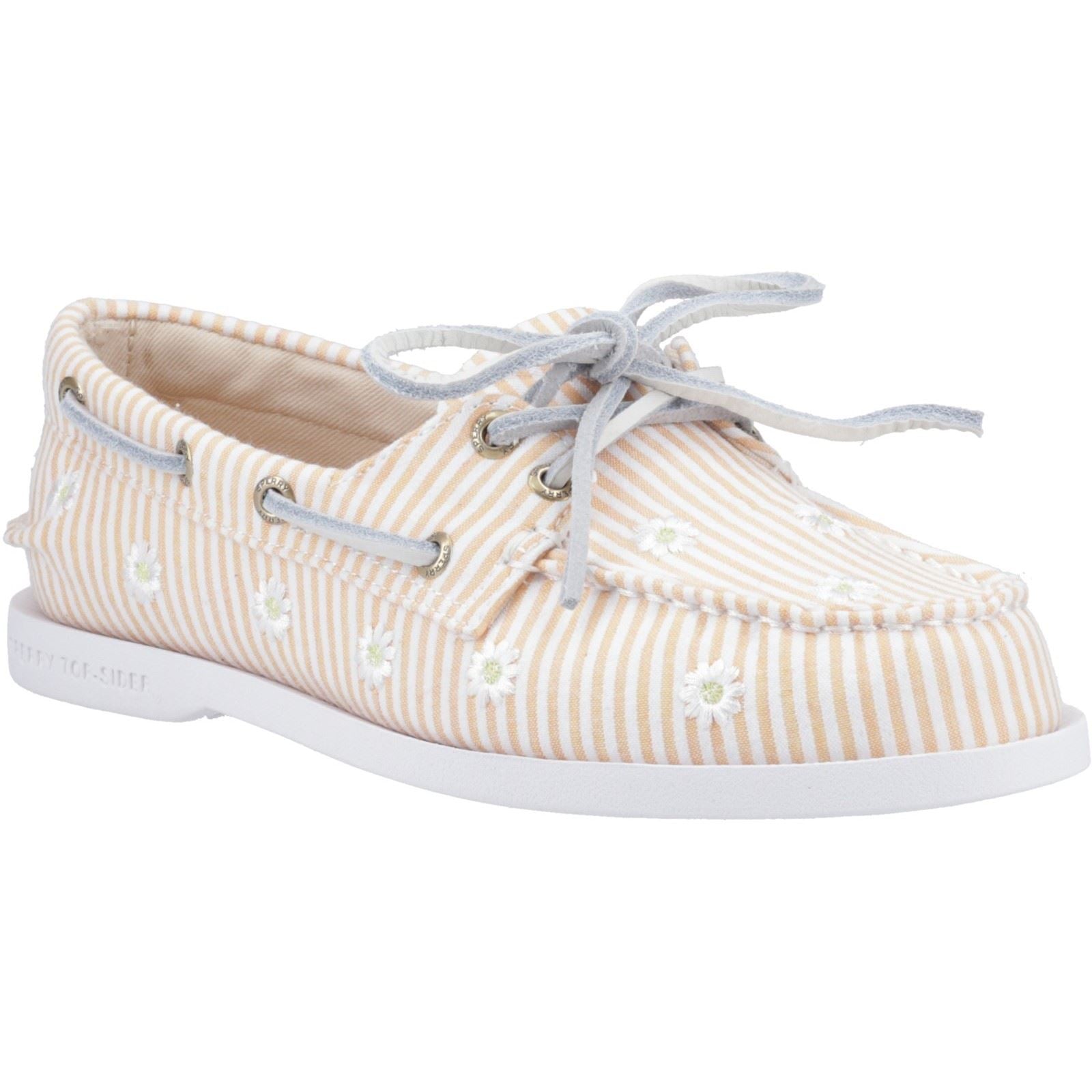 Sperry Authentic Original Chaussures Bateau En Seersucker Pour Femmes En Textile