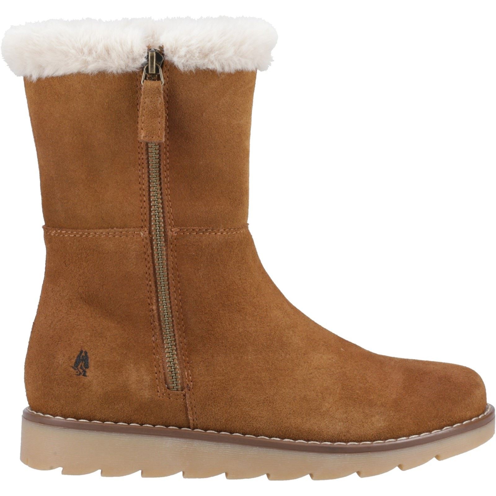 Hush Puppies Mary Bottes Brunes Pour Femmes En Suède