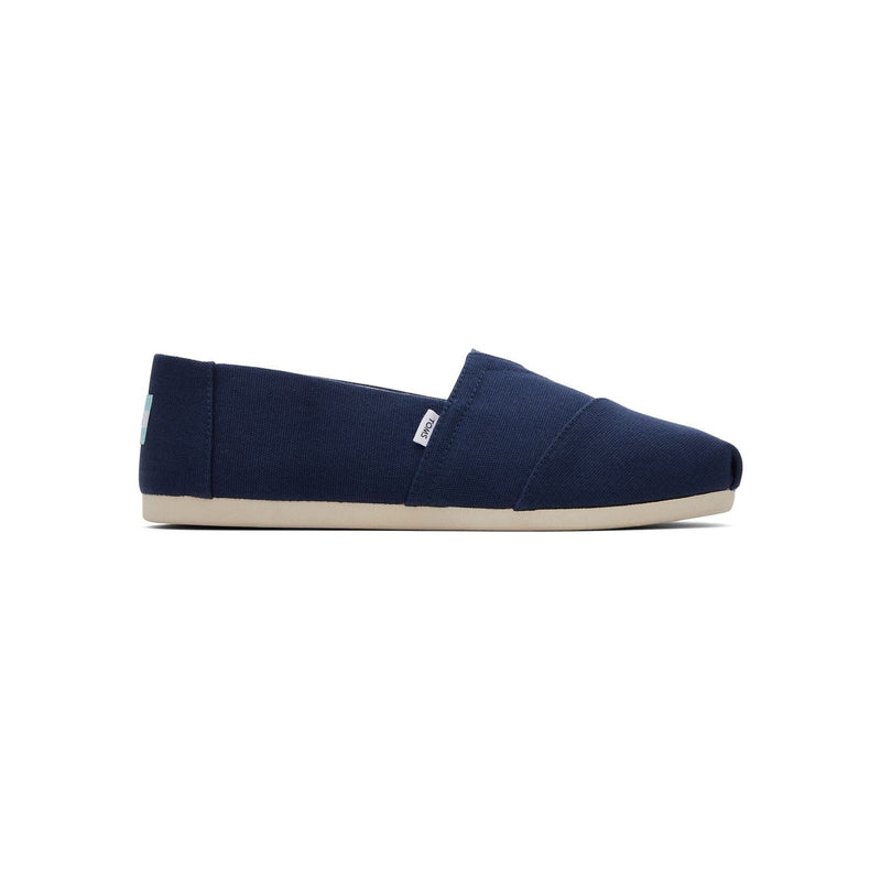 TOMS Alpargata Espadrilles Pour Hommes En Coton 100 %, Couleur Marine.