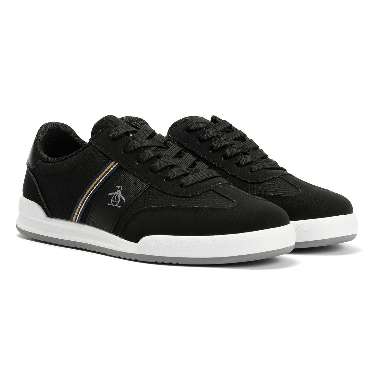 Penguin Gaz Baskets Noires Pour Hommes