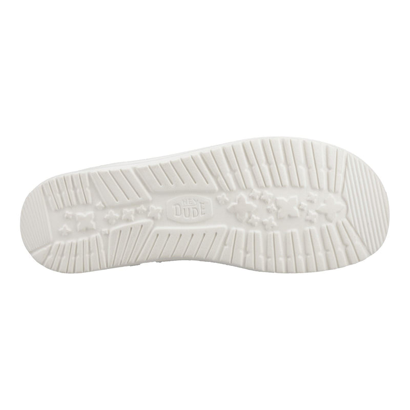 HEYDUDE Wendy Funk Surf Baja Chaussures Mocassins Pour Femme En Mélange De Coton Noir/Multicolore