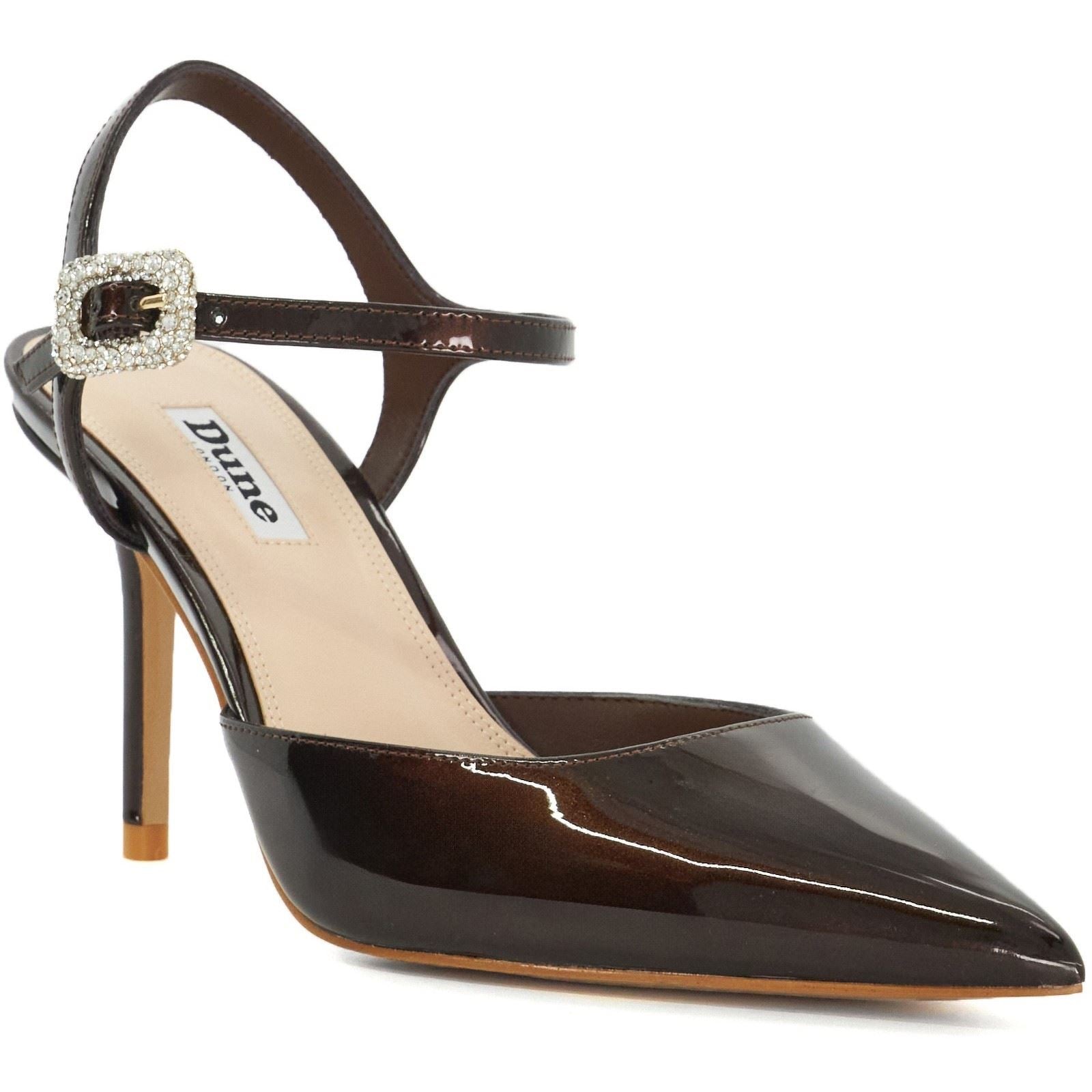 Dune Channel Chaussures Marron Pour Femmes