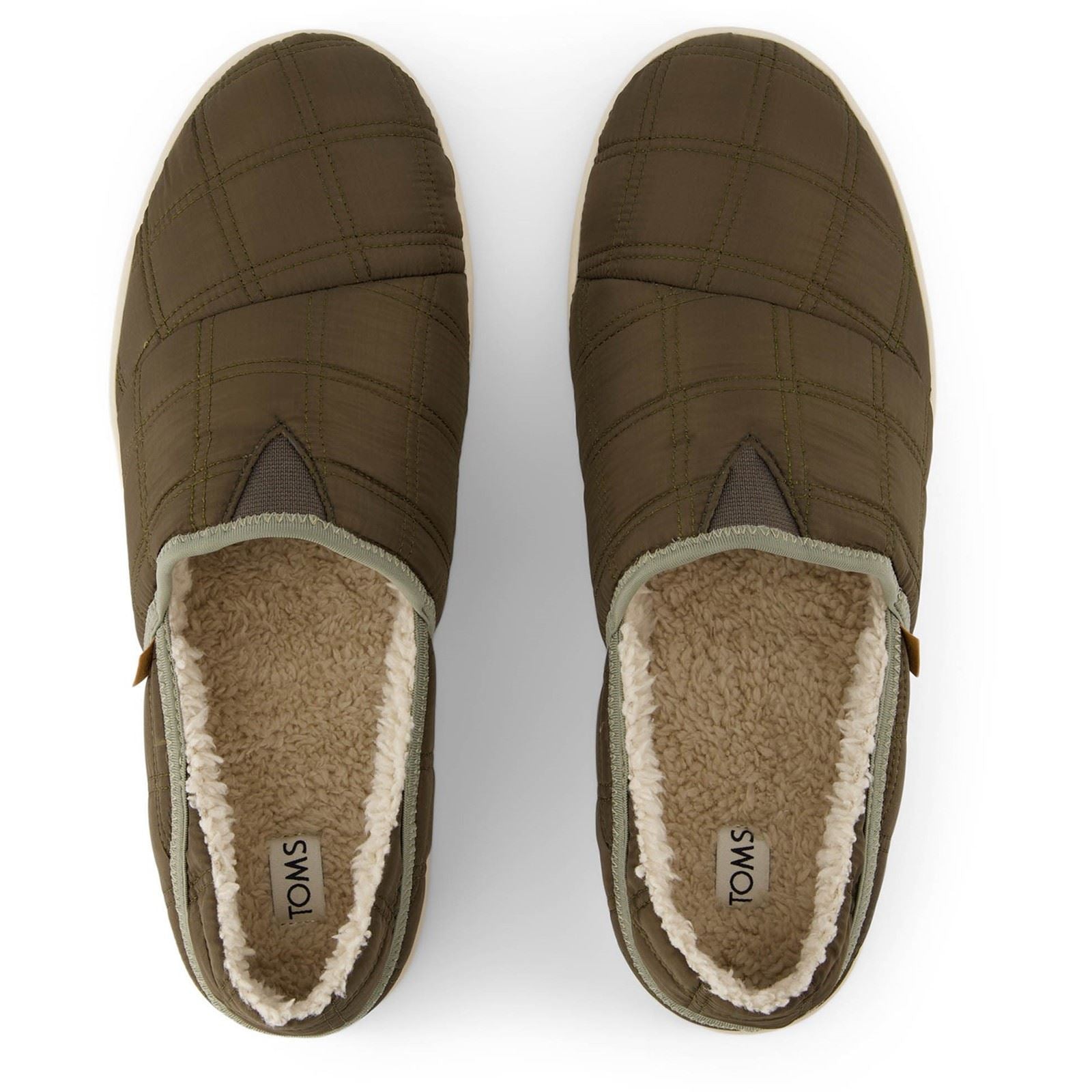 TOMS Camden Chaussons Pour Hommes En Synthétique Olive