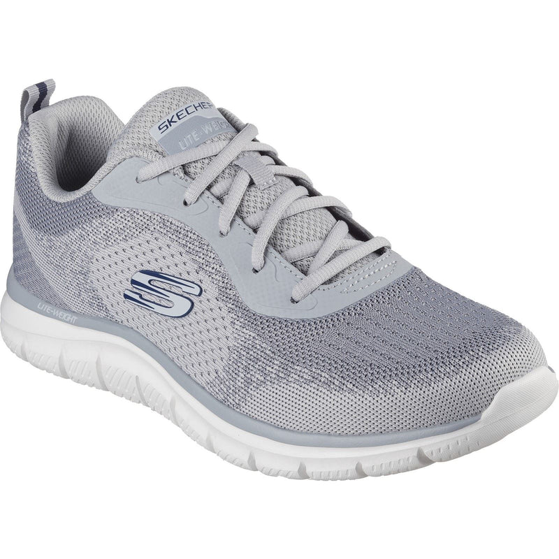 Skechers Track Glendor Baskets Grises Pour Homme En Synthétique
