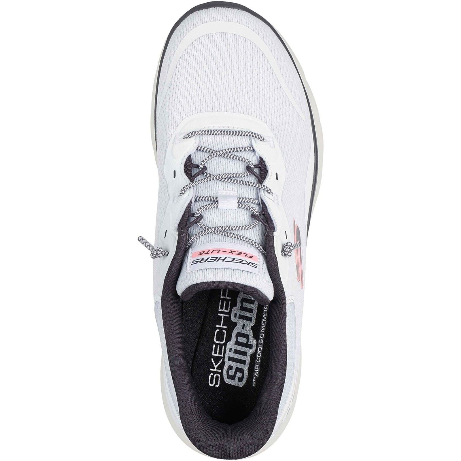 Skechers Flex Appeal 5.0 Easy Breezy Baskets Femme Blanches/Multi En Textile