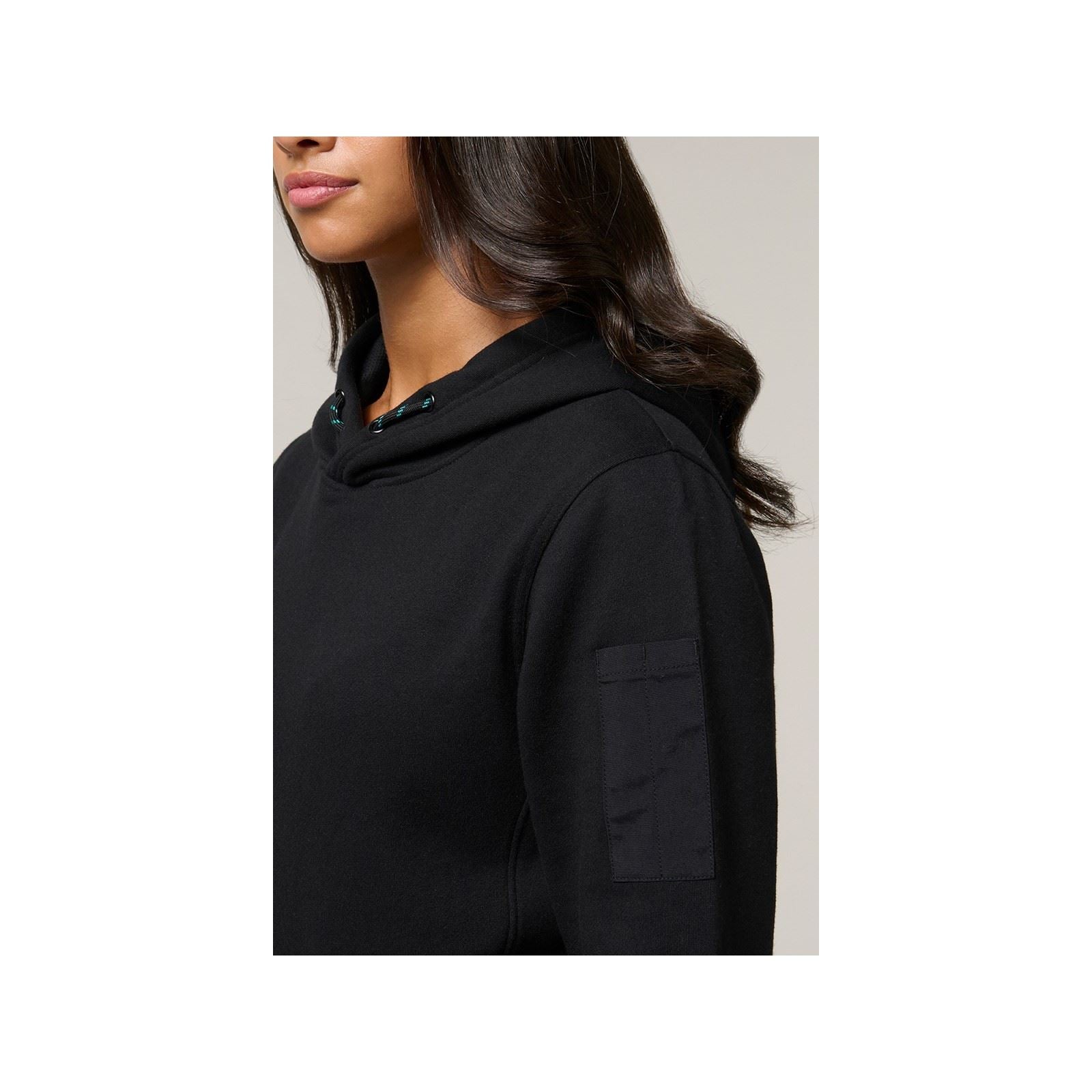 Hard Yakka Gladiator Sweat À Capuche Noir En Coton Pour Femmes