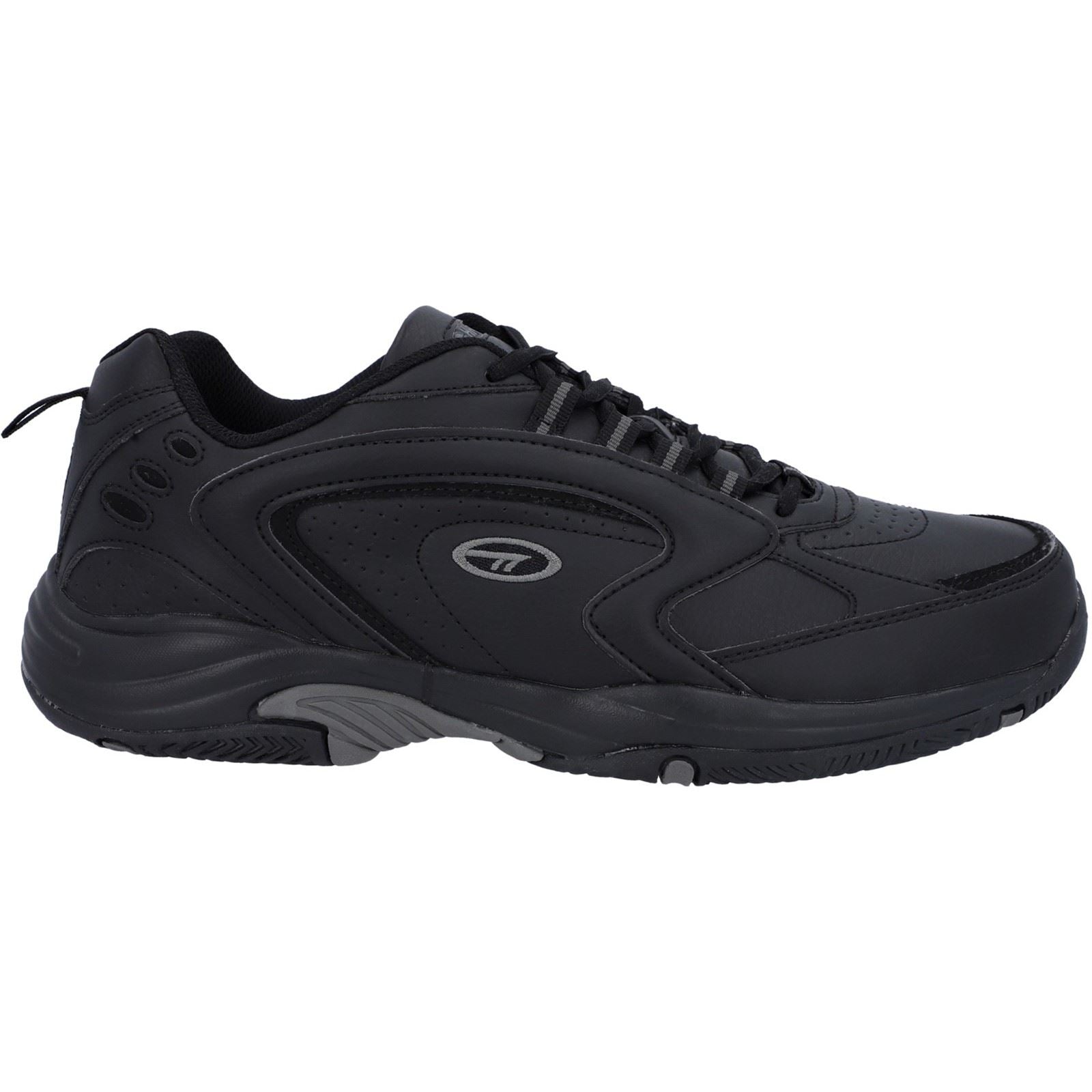Hi-Tec Blast Lite Wide Baskets Noires Pour Homme En Polyuréthane
