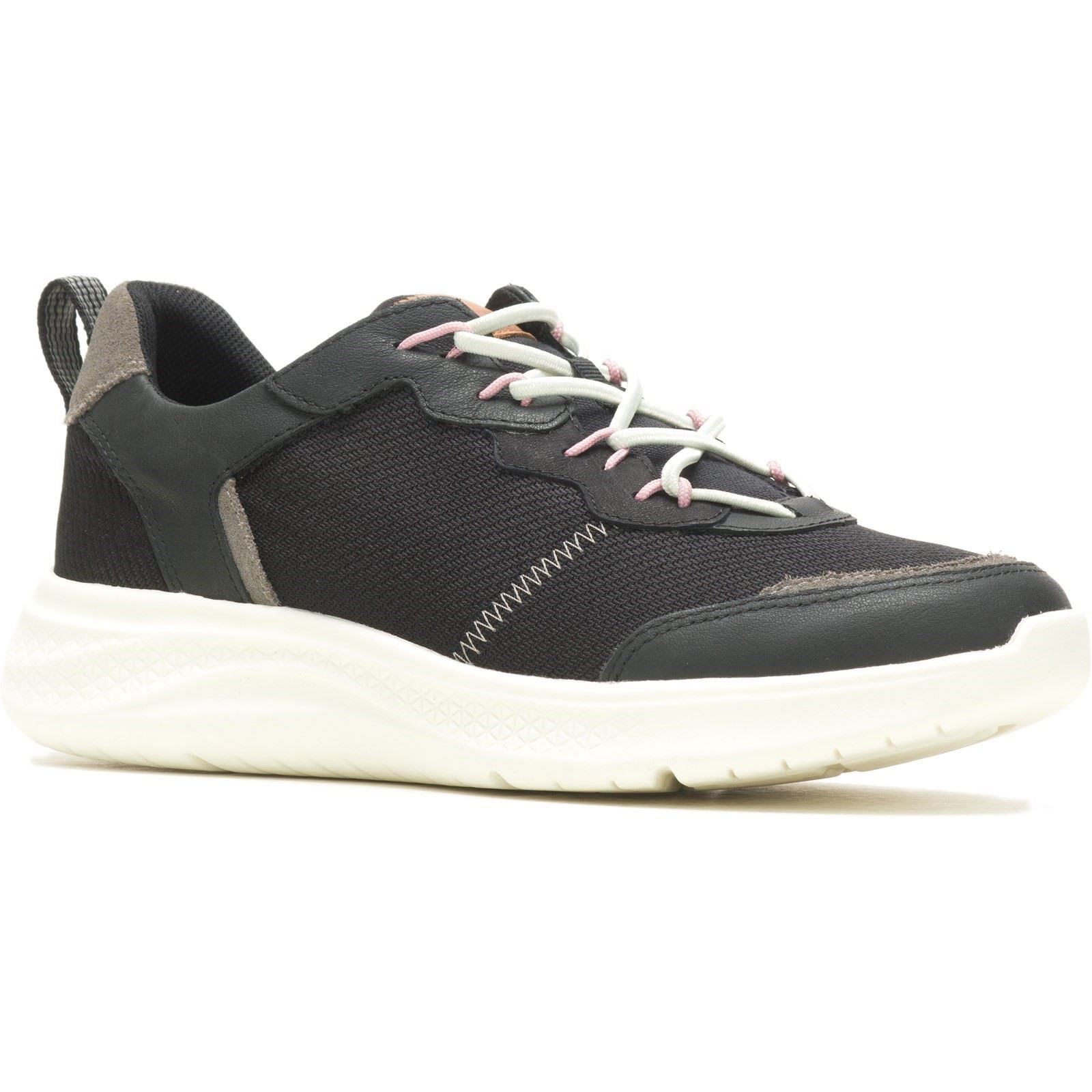Hush Puppies Elevate Bungee Baskets Noires Pour Femme En Cuir